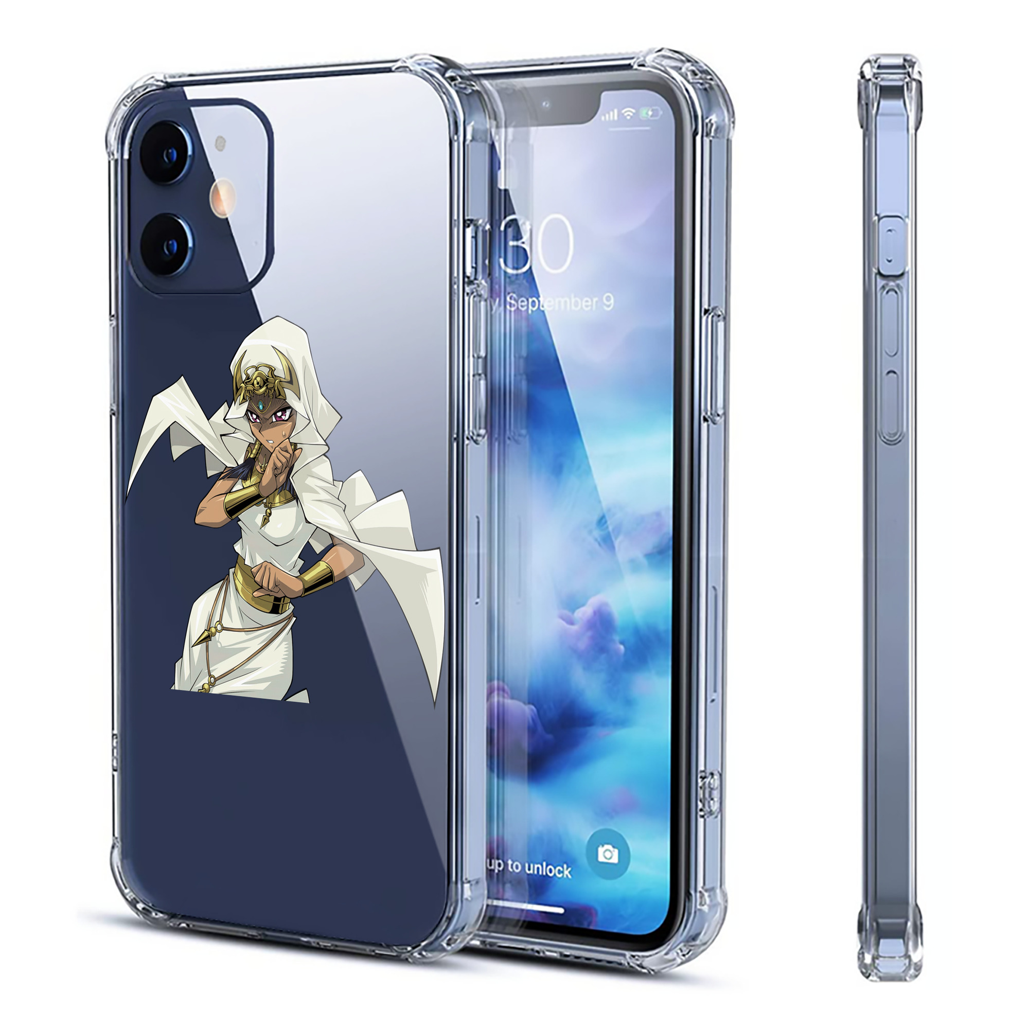 （画像用） 遊☆戯☆王 Yu-Gi-Oh! 【iPhone 12シリーズ対応】透明スマホケース（クリアソフトケース）